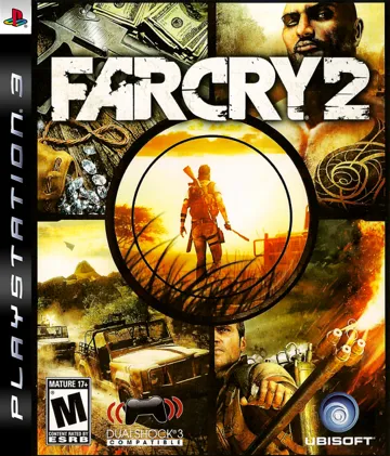 Far Cry 2 (USA) (v1.04) (Disc) (Update) box cover front